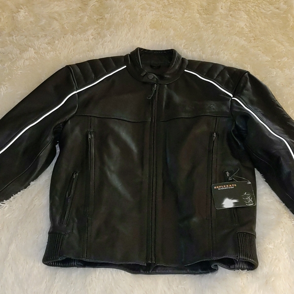 Unisex Leather Jacket - Picture 3 of 8